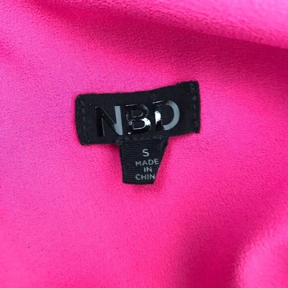 Revolve NBD Hot Pink Shine On Dress Size Small - Picture 8 of 12